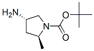 1-Pyrrolidinecarboxylic acid, 4-amino-2-methyl-, 1,1-dimethylethyl ester, (2s-trans)- (9ci)Structure,152673-32-0Structure 1-Pyrrolidinecarboxylic acid, 4-amino-2-methyl-, 1,1-dimethylethyl ester, (2s-trans)- (9ci) Structure,152673-32-0Structure
