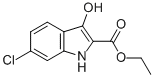 6-Chloro-3-hydroxy-1h-indole-2-carboxylicacidethylesterStructure,153501-26-9Structure 6-Chloro-3-hydroxy-1h-indole-2-carboxylicacidethylester Structure,153501-26-9Structure