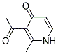 4(1H)-pyridinone, 3-acetyl-2-methyl-(9ci)Structure,153705-18-1Structure 4(1H)-pyridinone, 3-acetyl-2-methyl-(9ci) Structure,153705-18-1Structure