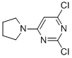 2,4-Dichloro-6-(pyrrolidin-1-yl)pyrimidineStructure,154117-92-7Structure 2,4-Dichloro-6-(pyrrolidin-1-yl)pyrimidine Structure,154117-92-7Structure