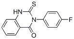 3-(4-Fluoro-phenyl)-2-thioxo-2,3-dihydro-1H-quinazolin-4-oneStructure,1547-15-5Structure 3-(4-Fluoro-phenyl)-2-thioxo-2,3-dihydro-1H-quinazolin-4-one Structure,1547-15-5Structure