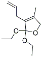Furan, 2,2-diethoxy-2,5-dihydro-4-methyl-3-(2-propenyl)-(9ci)Structure,155108-42-2Structure Furan, 2,2-diethoxy-2,5-dihydro-4-methyl-3-(2-propenyl)-(9ci) Structure,155108-42-2Structure