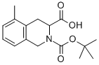 BOC-DL-5-Methyl-1,2,3,4-tetrahydroisoquinoline-3-carboxylic acidStructure,155367-45-6Structure BOC-DL-5-Methyl-1,2,3,4-tetrahydroisoquinoline-3-carboxylic acid Structure,155367-45-6Structure