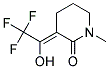(9ci)-1-甲基-3-(2,2,2-三氟-1-羥基亞乙基)-2-哌啶酮結(jié)構(gòu)式_155398-07-5結(jié)構(gòu)式
