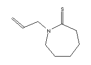 (9ci)-六氫-1-(2-丙烯基)-2H-氮雜卓-2-硫酮結(jié)構(gòu)式_1558-76-5結(jié)構(gòu)式