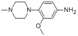 3-Methoxy-4-(4-methylpiperazin-1-yl)anilineStructure,156428-85-2Structure 3-Methoxy-4-(4-methylpiperazin-1-yl)aniline Structure,156428-85-2Structure