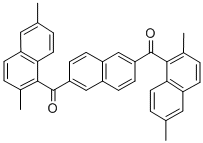 2,6-Bis(2,6-dimethyl-1-naphthoyl)naphthalene Structure,157585-49-4Structure