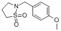 2-(4-Methoxybenzyl)-1,2-thiazolidine 1,1-dioxideStructure,158089-76-0Structure 2-(4-Methoxybenzyl)-1,2-thiazolidine 1,1-dioxide Structure,158089-76-0Structure