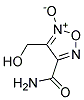 1,2,5-Oxadiazole-3-carboxamide, 4-(hydroxymethyl)-, 5-oxide (9ci)Structure,158590-74-0Structure 1,2,5-Oxadiazole-3-carboxamide, 4-(hydroxymethyl)-, 5-oxide (9ci) Structure,158590-74-0Structure