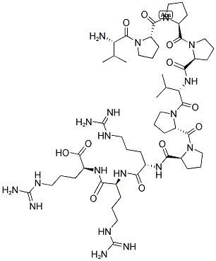 L-valyl-l-prolyl-l-prolyl-l-prolyl-l-valyl-l-prolyl-l-prolyl-l-arginyl-l-arginyl-l-arginineStructure,159088-48-9Structure L-valyl-l-prolyl-l-prolyl-l-prolyl-l-valyl-l-prolyl-l-prolyl-l-arginyl-l-arginyl-l-arginine Structure,159088-48-9Structure