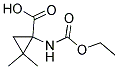 (9ci)-1-[(乙氧基羰基)氨基]-2,2-二甲基-環(huán)丙烷羧酸結(jié)構(gòu)式_159279-74-0結(jié)構(gòu)式