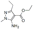 (9ci)-5-氨基-3-乙基-1-甲基-1H-吡唑-4-羧酸乙酯結(jié)構(gòu)式_159709-52-1結(jié)構(gòu)式