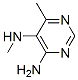Pyrimidine, 4-amino-6-methyl-5-(methylamino)- (8ci)Structure,15996-42-6Structure Pyrimidine, 4-amino-6-methyl-5-(methylamino)- (8ci) Structure,15996-42-6Structure