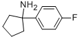 1-(4-氟苯基)環(huán)戊胺結(jié)構(gòu)式_160001-92-3結(jié)構(gòu)式