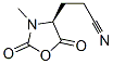 (s)-(9ci)3-甲基-2,5-二氧代-4-噁唑啉丙腈結(jié)構(gòu)式_160880-93-3結(jié)構(gòu)式
