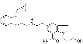 Silodosin Structure,160970-64-9Structure