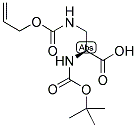 N-α-Boc-N-β-allyloxycarbonyl-L-2,3-diaminopropionic acidStructure,161561-83-7Structure N-α-Boc-N-β-allyloxycarbonyl-L-2,3-diaminopropionic acid Structure,161561-83-7Structure