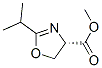 (4s)-(9ci)-4,5-二氫-2-(1-甲基乙基)-4-噁唑羧酸甲酯結(jié)構(gòu)式_162739-76-6結(jié)構(gòu)式