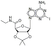 2-Iodo-5’-ethylcarboxamido-2’,3’-o-isopropylidineadenosineStructure,162936-24-5Structure 2-Iodo-5’-ethylcarboxamido-2’,3’-o-isopropylidineadenosine Structure,162936-24-5Structure