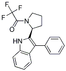 S-3-苯基-2-[N-(三氟乙?；?吡咯烷-2-基]吲哚結(jié)構(gòu)式_163064-67-3結(jié)構(gòu)式