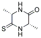 Piperazinone, 3,6-dimethyl-5-thioxo-, (3s-cis)-(9ci)Structure,163279-29-6Structure Piperazinone, 3,6-dimethyl-5-thioxo-, (3s-cis)-(9ci) Structure,163279-29-6Structure