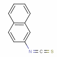 Naphthalene,2-isothiocyanato-Structure,1636-33-5Structure Naphthalene,2-isothiocyanato- Structure,1636-33-5Structure