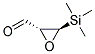 反式-(9ci)-3-(三甲基甲硅烷基)-環(huán)氧乙烷羧醛結構式_163748-82-1結構式