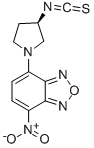 (R)-(-)-4-(3-異硫氰酸吡咯啶)-7-硝基-2,1,3-苯并噻二唑結構式_163927-29-5結構式