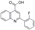 2-(2-氟苯基)-4-喹啉羧酸結構式_1647-89-8結構式