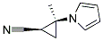 順式-(9ci)-2-甲基-2-(1H-吡咯-1-基)-環(huán)丙烷甲腈結(jié)構(gòu)式_165059-78-9結(jié)構(gòu)式