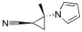 反式-(9ci)-2-甲基-2-(1H-吡咯-1-基)-環(huán)丙烷甲腈結(jié)構(gòu)式_165059-79-0結(jié)構(gòu)式