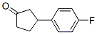 3-(4-氟苯基)環(huán)戊酮結構式_165591-10-6結構式