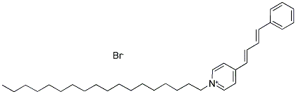 1-十八基-4-(4-苯基-1,3-丁二烯)溴化吡啶結(jié)構(gòu)式_165678-32-0結(jié)構(gòu)式