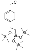 Chloromethylphenethyltris(trimethylsiloxy)silaneStructure,167426-89-3Structure Chloromethylphenethyltris(trimethylsiloxy)silane Structure,167426-89-3Structure