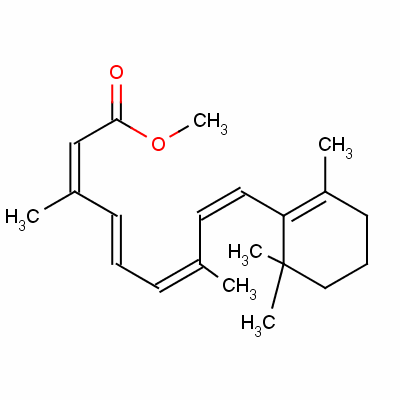 Methyl (2z,4e,6z,8z)-3,7-dimethyl-9-(2,6,6-trimethyl-1-cyclohexenyl)nona-2,4,6,8-tetraenoateStructure,16760-45-5Structure Methyl (2z,4e,6z,8z)-3,7-dimethyl-9-(2,6,6-trimethyl-1-cyclohexenyl)nona-2,4,6,8-tetraenoate Structure,16760-45-5Structure