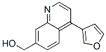 4-Furan-3-yl-7-hydroxymethylquinolineStructure,168154-44-7Structure 4-Furan-3-yl-7-hydroxymethylquinoline Structure,168154-44-7Structure