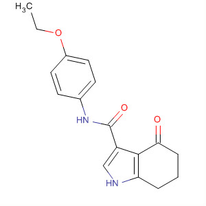 N-(4-乙氧基苯基)-4,5,6,7-四氫-4-氧代-1H-吲哚-3-羧酰胺結(jié)構(gòu)式_168271-95-2結(jié)構(gòu)式