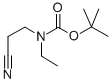 (2-Cyanoethyl)ethyl-carbamic acid tert-butyl esterStructure,170018-97-0Structure (2-Cyanoethyl)ethyl-carbamic acid tert-butyl ester Structure,170018-97-0Structure