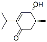 (9ci)-4-羥基-5-甲基-2-(1-甲基乙基)-,反式-(-)-2-環(huán)己烯-1-酮結(jié)構(gòu)式_170127-86-3結(jié)構(gòu)式