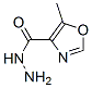 4-Oxazolecarboxylicacid,5-methyl-,hydrazide(9ci)Structure,170959-36-1Structure 4-Oxazolecarboxylicacid,5-methyl-,hydrazide(9ci) Structure,170959-36-1Structure