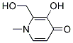 4(1H)-pyridinone, 3-hydroxy-2-(hydroxymethyl)-1-methyl-(9ci)Structure,171369-52-1Structure 4(1H)-pyridinone, 3-hydroxy-2-(hydroxymethyl)-1-methyl-(9ci) Structure,171369-52-1Structure