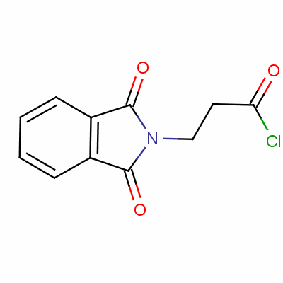 2H-isoindole-2-propanoyl chloride, 1,3-dihydro-1,3-dioxo-Structure,17137-11-0Structure 2H-isoindole-2-propanoyl chloride, 1,3-dihydro-1,3-dioxo- Structure,17137-11-0Structure