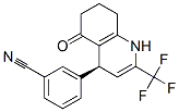 3-[(4S)-5-氧代-2-(三氟甲基)-1,4,5,6,7,8-六氫喹啉-4-基]苯甲腈結構式_172649-40-0結構式