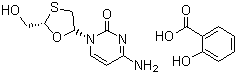 Lamivudine salicylateStructure,173522-96-8Structure Lamivudine salicylate Structure,173522-96-8Structure