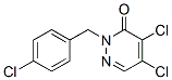 4,5-Dichloro-2-(4-chlorobenzyl)-2,3-dihydropyridazin-3-oneStructure,173843-85-1Structure 4,5-Dichloro-2-(4-chlorobenzyl)-2,3-dihydropyridazin-3-one Structure,173843-85-1Structure