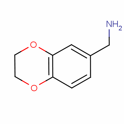 2,3-Dihydro-1,4-benzodioxin-6-ylmethylamineStructure,17413-10-4Structure 2,3-Dihydro-1,4-benzodioxin-6-ylmethylamine Structure,17413-10-4Structure