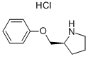 Pyrrolidine, 2-(phenoxymethyl)-, hydrochlorideStructure,174213-52-6Structure Pyrrolidine, 2-(phenoxymethyl)-, hydrochloride Structure,174213-52-6Structure