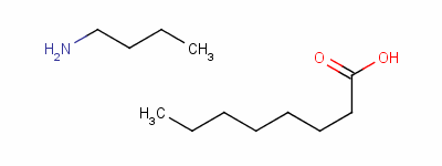 Octanoic acid compd. with 1-butanamine (1:1)Structure,17463-28-4Structure Octanoic acid compd. with 1-butanamine (1:1) Structure,17463-28-4Structure