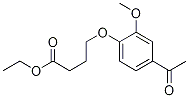 4-(4-Acetyl-2-methoxyphenoxy)-butanoic acid ethyl esterStructure,174884-21-0Structure 4-(4-Acetyl-2-methoxyphenoxy)-butanoic acid ethyl ester Structure,174884-21-0Structure