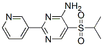 5-(Isopropylsulfonyl)-2-(3-pyridyl)pyrimidin-4-amineStructure,175202-06-9Structure 5-(Isopropylsulfonyl)-2-(3-pyridyl)pyrimidin-4-amine Structure,175202-06-9Structure